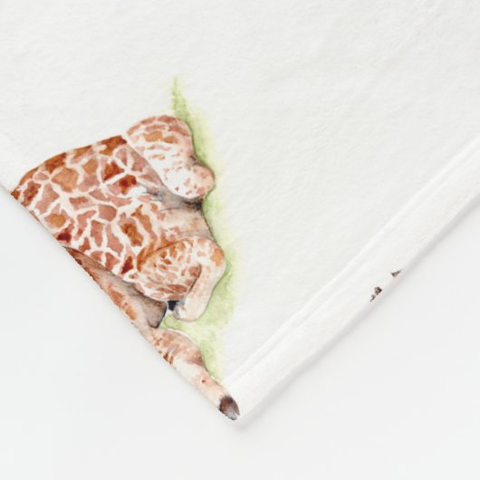 Baby Giraffe Fleecedecke (Ecke)