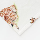 Baby Giraffe Fleecedecke (Ecke)