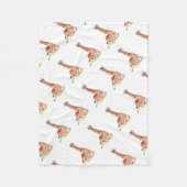 Baby Giraffe Fleecedecke (Vorderseite)