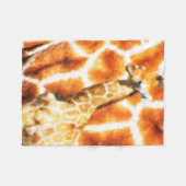 Baby Giraffe Fleecedecke (Vorderseite (Horizontal))