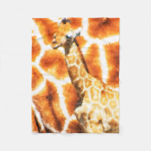Baby Giraffe Fleecedecke