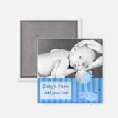 Baby Giraffe/Foto Magnet (Vorderseite/Rückseite)