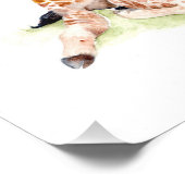 Baby Giraffe Fotodruck (Ecke)