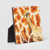Baby Giraffe Fotoplatte (Vorderseite)