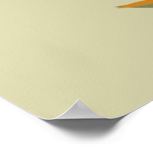 Baby-Giraffe für Wasserfarben, Willkommen in der K Poster (Ecke)