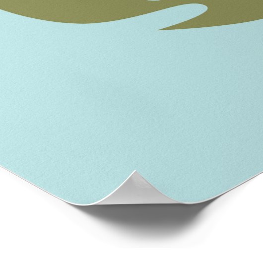 Baby-Giraffe für Wasserfarben, Willkommen in der K Poster (Ecke)