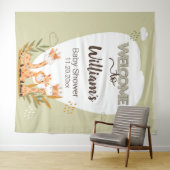 Baby-Giraffe für Wasserfarben, Willkommen in der K Wandteppich (Beispiel (Horizontal))