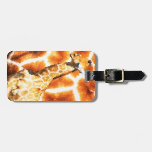 Baby Giraffe Gepäckanhänger (Vorderseite horizontal)