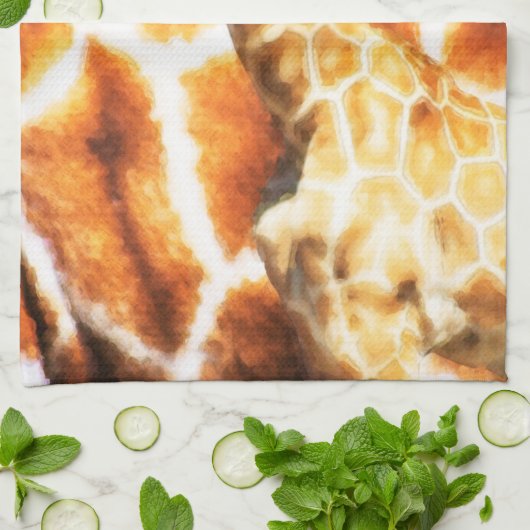 Baby Giraffe Handtuch (Gefaltet)