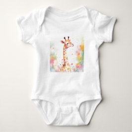 Baby Giraffe Head, Zootiere, Safari-Tiere Baby Strampler