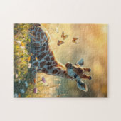 Baby Giraffe in der Sonne Puzzle (Horizontal)