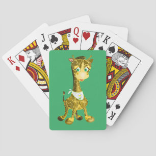 Baby Giraffe Karten für Ihre Farben spielen Spielkarten