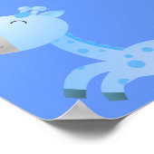 Baby Giraffe/Kinderzimmer-Dekoration Poster (Ecke)