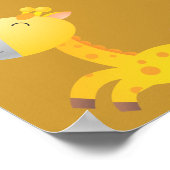 Baby Giraffe/Kinderzimmer-Dekoration Poster (Ecke)