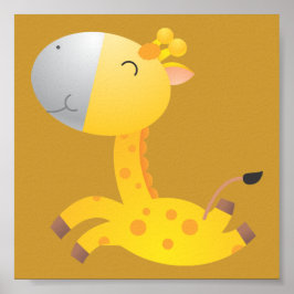 Baby Giraffe/Kinderzimmer-Dekoration Poster