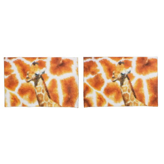 Baby Giraffe Kissenbezug (Vorderseite-Set)