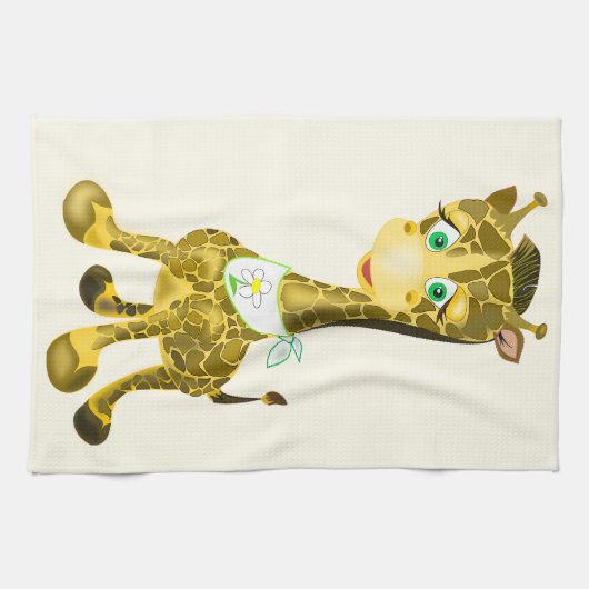 Baby Giraffe Küchentuch (Horizontal)