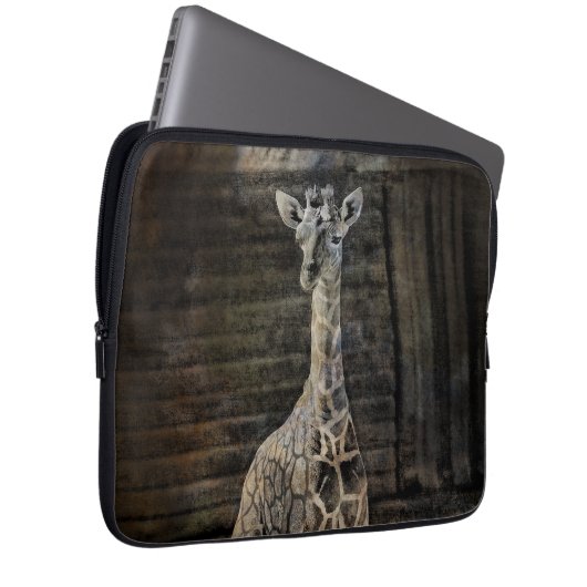 Baby Giraffe Laptopschutzhülle (Vorne Rechts)