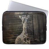 Baby Giraffe Laptopschutzhülle (Vorderseite)