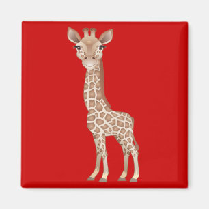 Baby-Giraffe Magnet