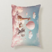 Baby Giraffe mit all seinen Freunden Dekokissen (Vorderseite(Vertikal))