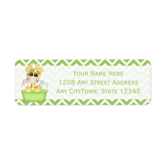 Baby Giraffe mit Bad (Vorne)