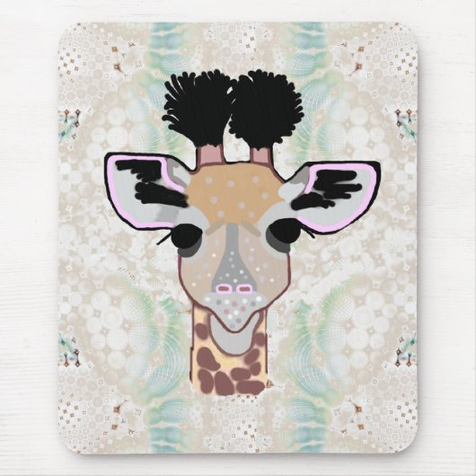 Baby-Giraffe Mousepad (Vorne)