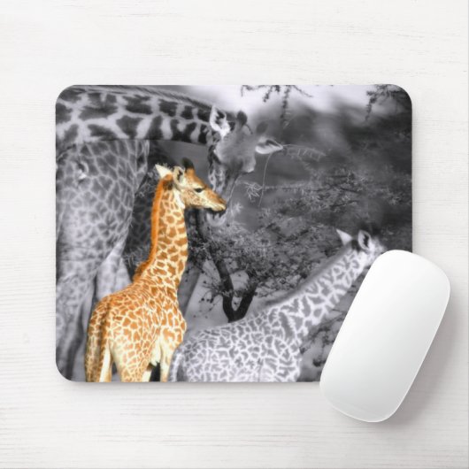 Baby Giraffe Mousepad (Mit Mouse)
