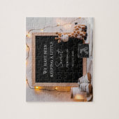  Baby Giraffe Neutral  pregnancy announcement  Puzzle (Vertikal)