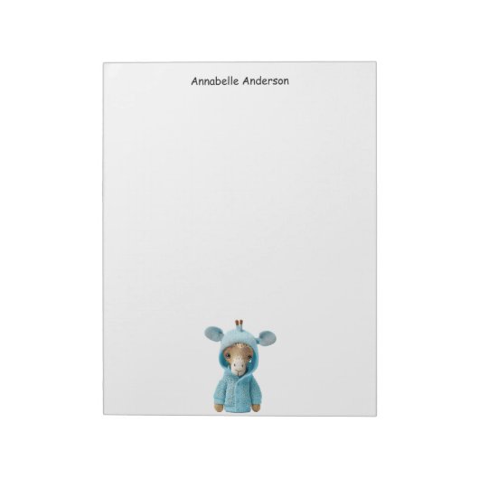 Baby Giraffe Notizblock (Rotiert)