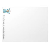 Baby Giraffe Notizblock (Vorderseite)