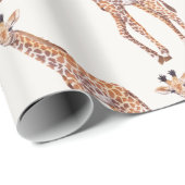 Baby Giraffe Pattern Geschenkpapier (Rolleneckpunkt)