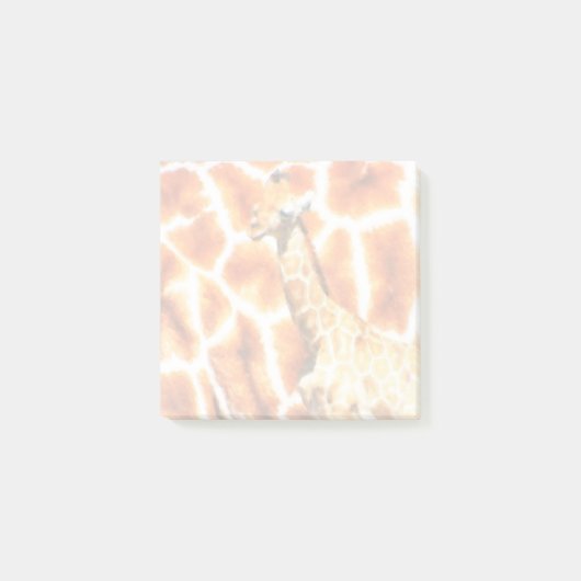 Baby Giraffe Post-it Klebezettel (Vorderseite)