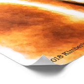 Baby Giraffe Poster (Ecke)