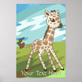 Baby Giraffe Poster (Vorne)