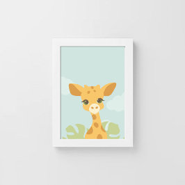 Baby Giraffe Poster