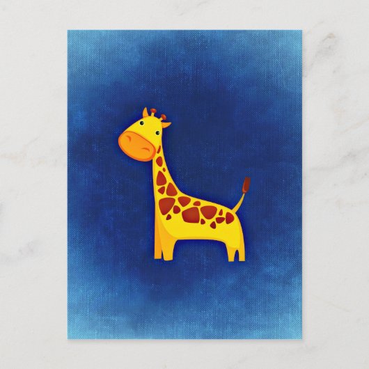 Baby-Giraffe Postkarte (Vorderseite)