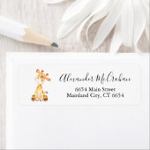 Baby Giraffe Rücksendeadresse (Insitu)