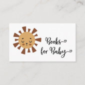 Baby Giraffe Safari Book Request Begleitkarte (Rückseite)