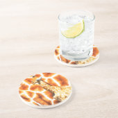 Baby Giraffe Sandstein Untersetzer (Seite)