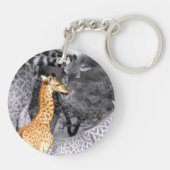 Baby Giraffe Schlüsselanhänger (Rückseite)