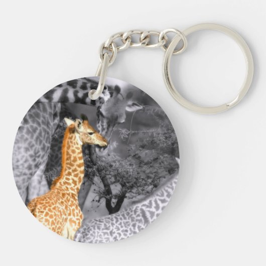Baby Giraffe Schlüsselanhänger (Rückseite)