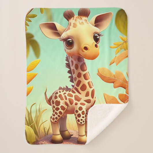 "Baby Giraffe" Sherpadecke (Vorderseite)
