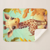 "Baby Giraffe" Sherpadecke (Vorderseite (Horizontal))