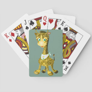 Baby Giraffe Spielkarten _ Ihre Farben
