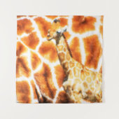 Baby Giraffe Wandteppich (Vorderseite)