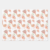 Baby Giraffe Watercolor Tropischer Dschungel Geschenkpapier Set (Vorderseite 2)