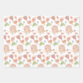 Baby Giraffe Watercolor Tropischer Dschungel Geschenkpapier Set (Vorderseite)