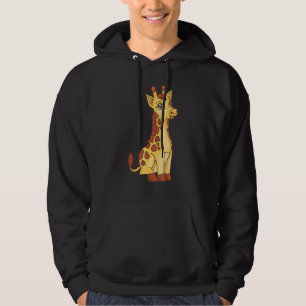 Baby Giraffe Zoo Animals Kinder Giraffen Hoodie
