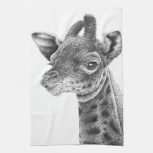 Baby-Giraffen-Amerikaner MoJo Geschirrtücher